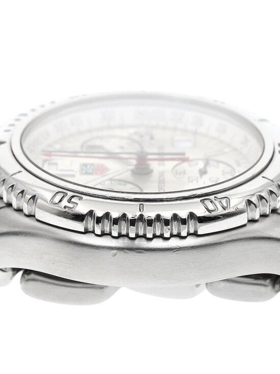 TAG HEUER Link CT1112 Chronograph Silver Dial Quartz Men\'s Watch_944080 main image 6